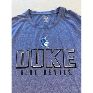 Rivalry Threads T-Shirt Mens 2XL Blue Duke Blue Devils NCAA Performance Tee